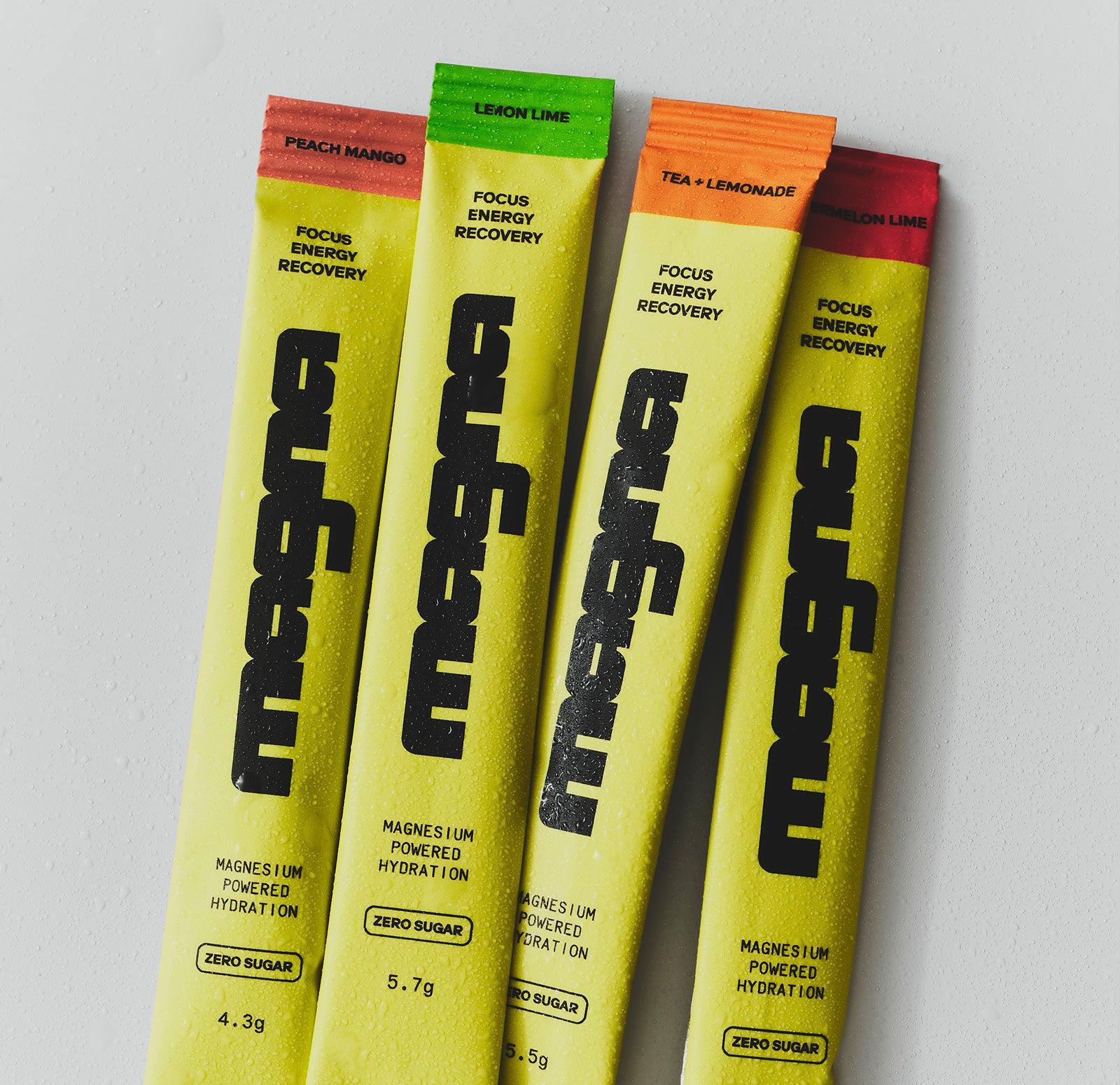 Magna sachets of all flavors.