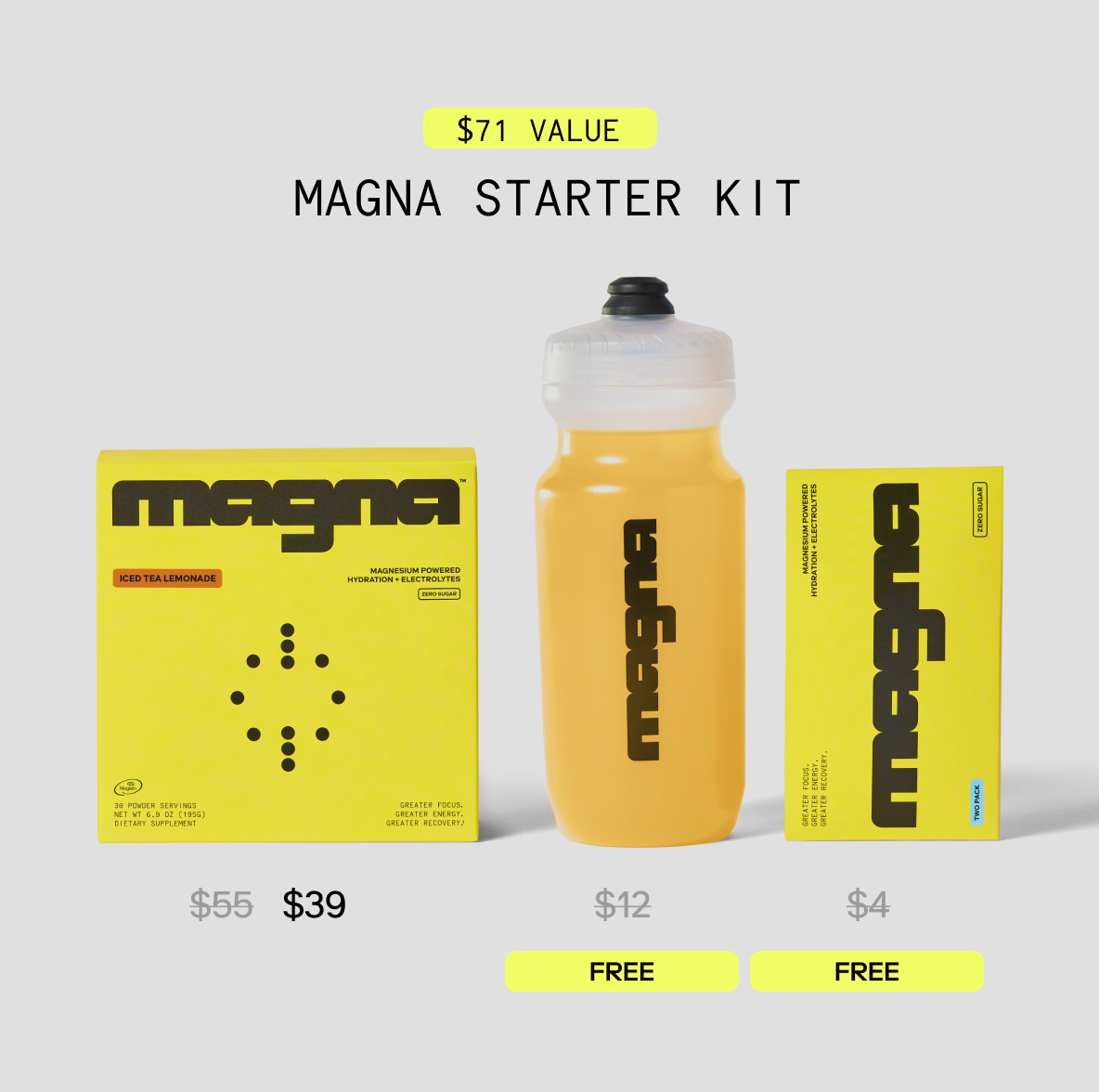 Magna | Magnesium Powered Electrolytes | Iced Tea Lemonade