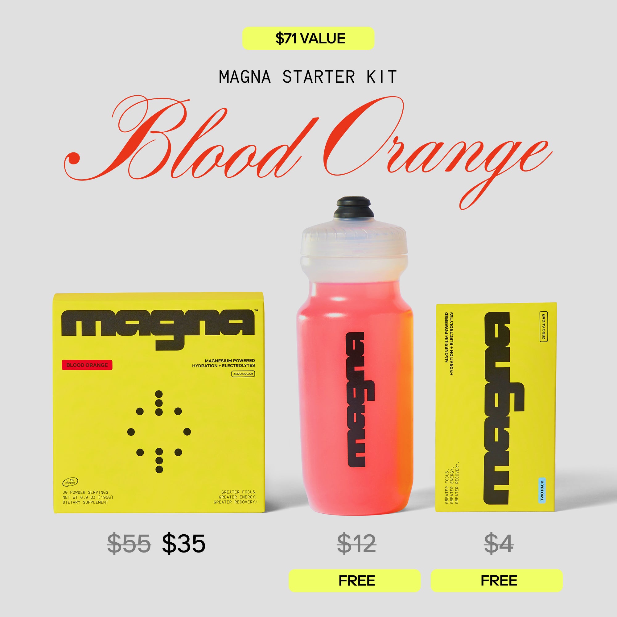 Magna | Magnesium Powered Electrolytes | Blood Orange