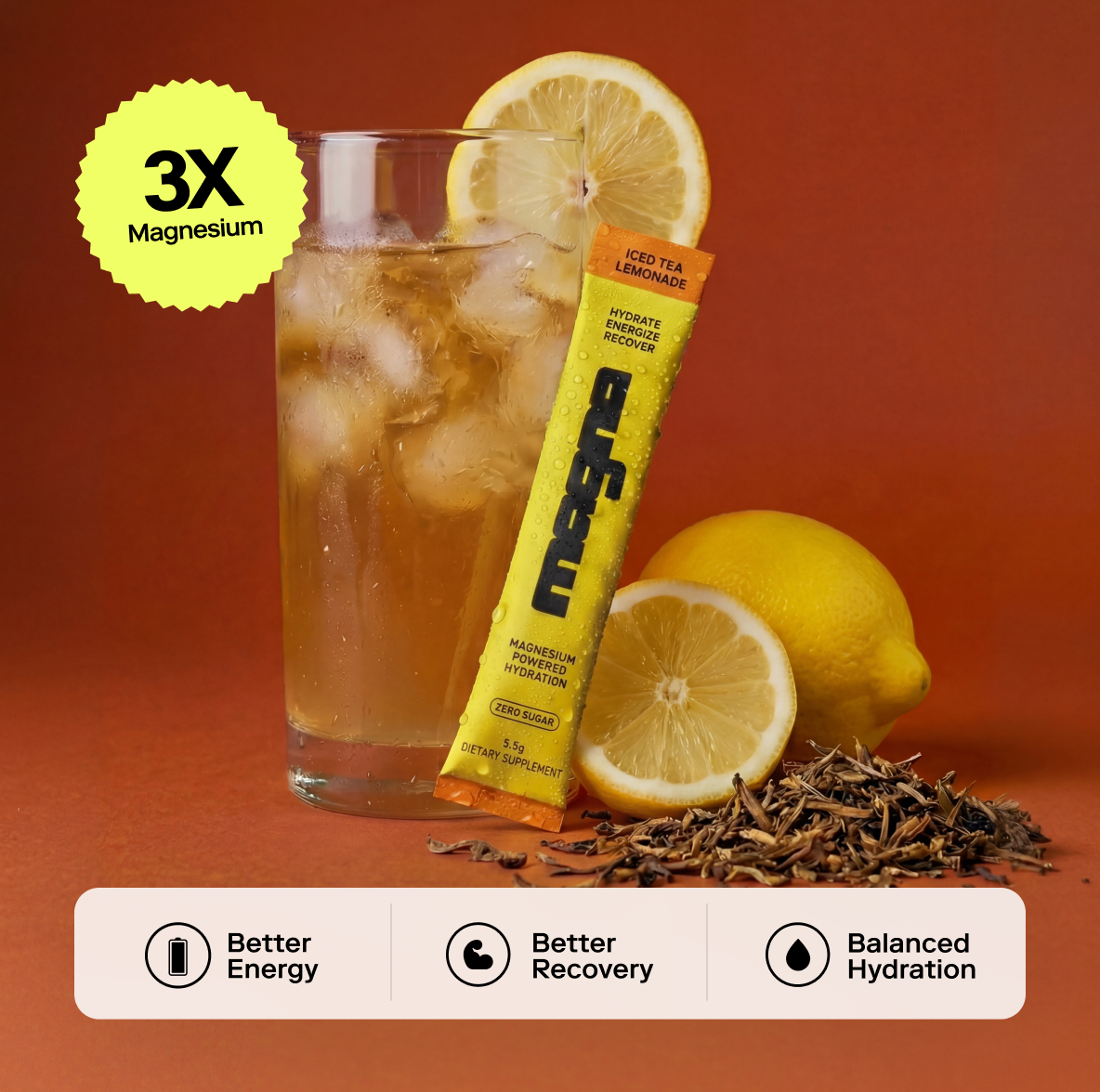 Magna | Magnesium Powered Electrolytes | Iced Tea Lemonade