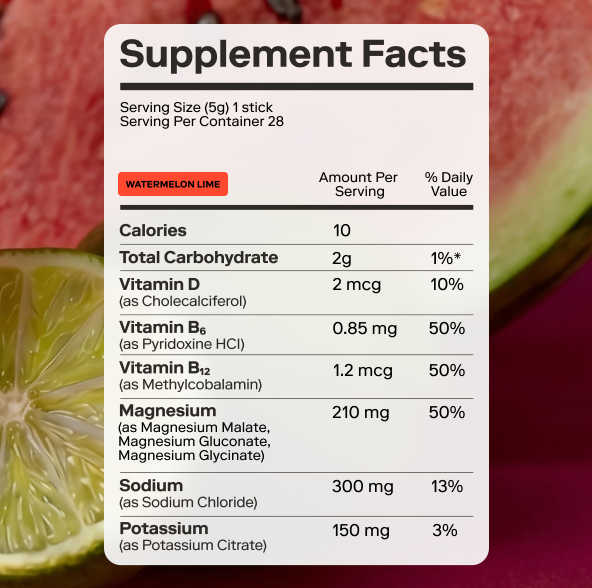 Magna Electrolyte Hydration | Magnesium Powered Electrolytes | Watermelon Lime