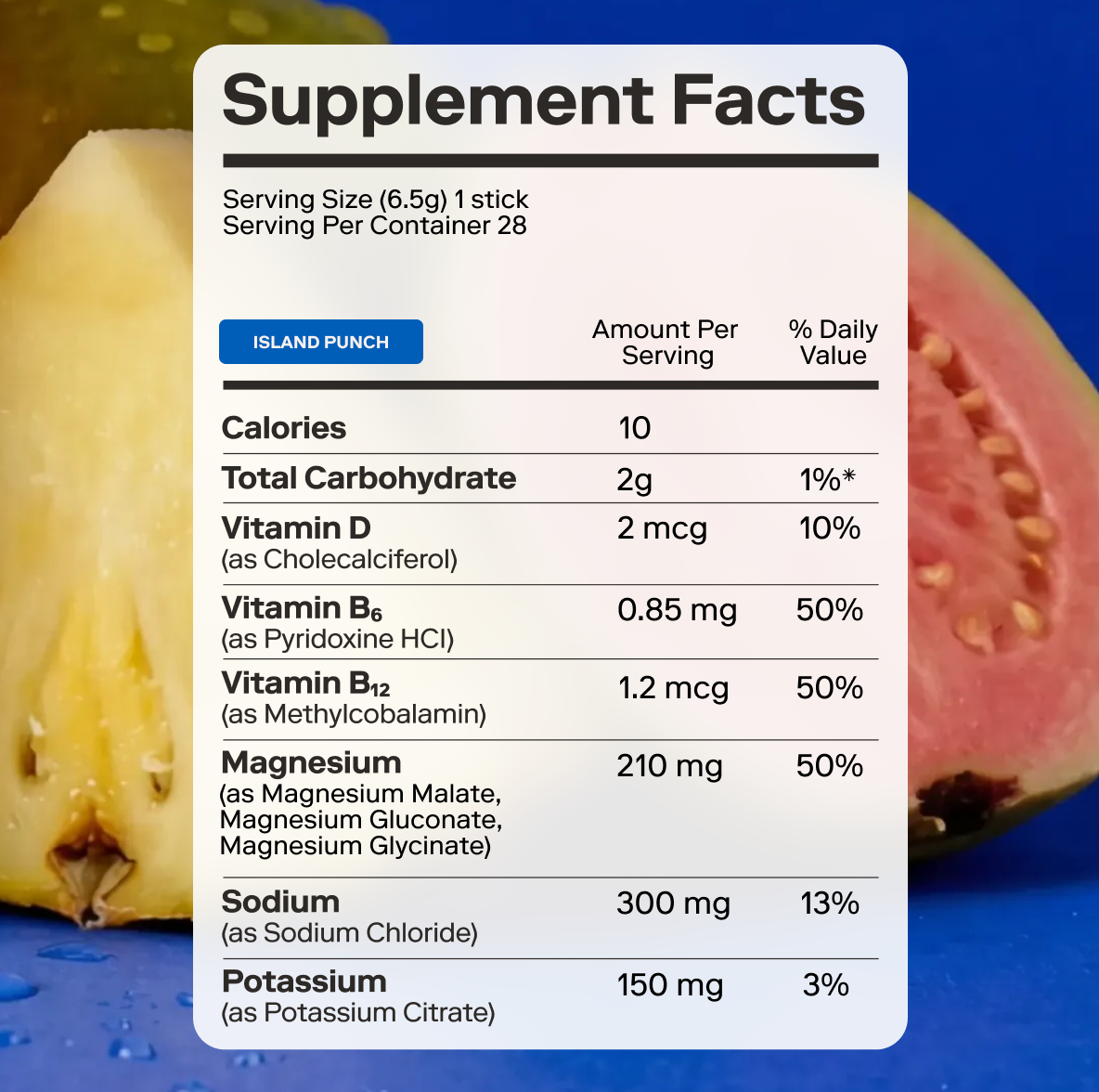 Magna | Magnesium Powered Electrolytes | Island Punch